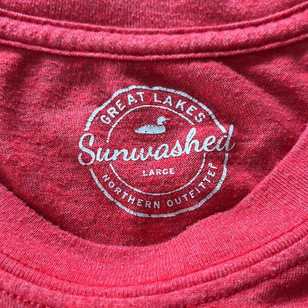 Great Lakes Mens large red long sleeve - Picture 3 of 8